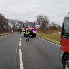 Einsatz 19/2018 (24.12.18): VU-mit Personenschaden – PKW im Graben